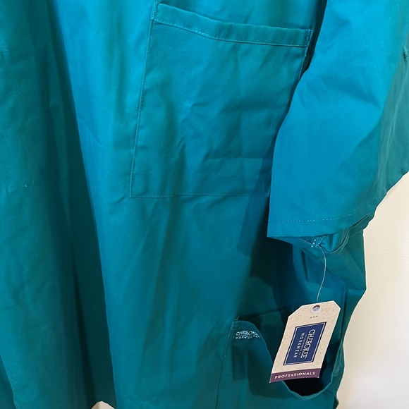NWT Cherokee workwear scrubs top Men's Big and Tall - Picture 2 of 4